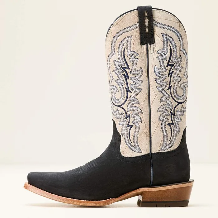 Men Western Boots Ariat Futurity Relentless Bama Fury Cowboy Boot Navy Bisonshredded White Men Western Boots Ariat Futurity Relentless Bama Fury Cowboy Boot Navy Bisonshredded White