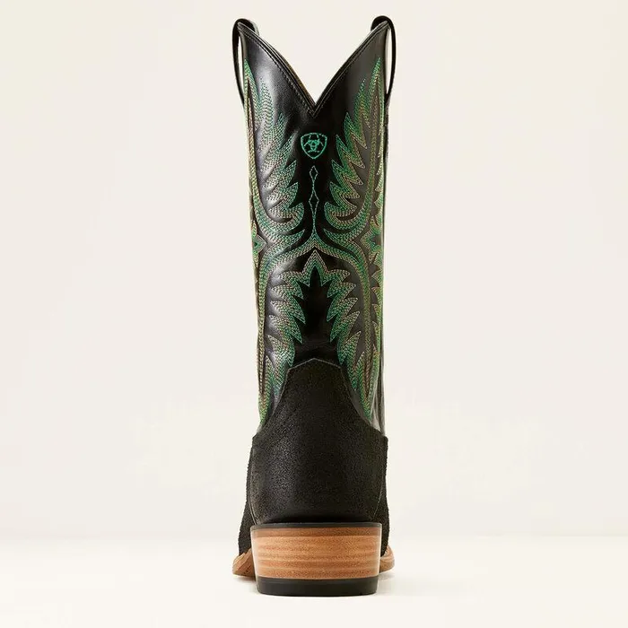 Men Western Boots Ariat Futurity Rider Cowboy Boot Smokey Roughoutblack