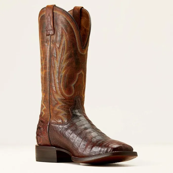 Men Western Boots Ariat Gunslinger Cowboy Boot Dark Amber Caiman Bellyhotfire Rust Men Western Boots Ariat Gunslinger Cowboy Boot Dark Amber Caiman Bellyhotfire Rust