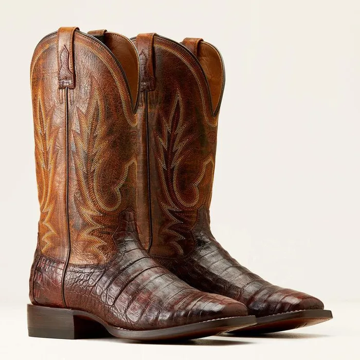 Men Western Boots Ariat Gunslinger Cowboy Boot Dark Amber Caiman Bellyhotfire Rust Men Western Boots Ariat Gunslinger Cowboy Boot Dark Amber Caiman Bellyhotfire Rust