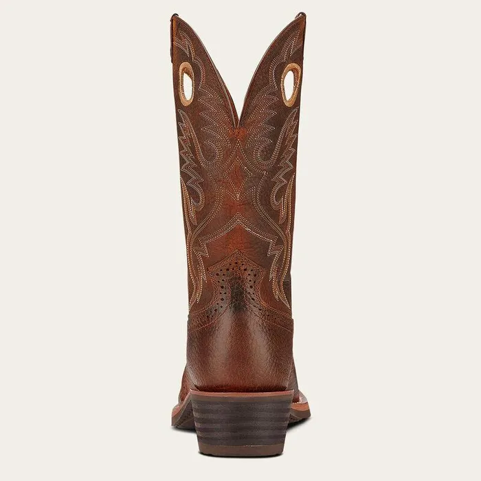 Men Western Boots Ariat Heritage Roughstock Cowboy Boot Brown Oiled Rowdy Men Western Boots Ariat Heritage Roughstock Cowboy Boot Brown Oiled Rowdy