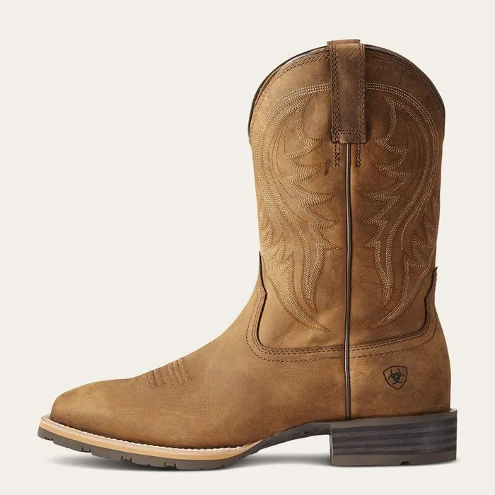 Men Western Boots Ariat Hybrid Rancher Western Boot Distressed Brown Men Western Boots Ariat Hybrid Rancher Western Boot Distressed Brown