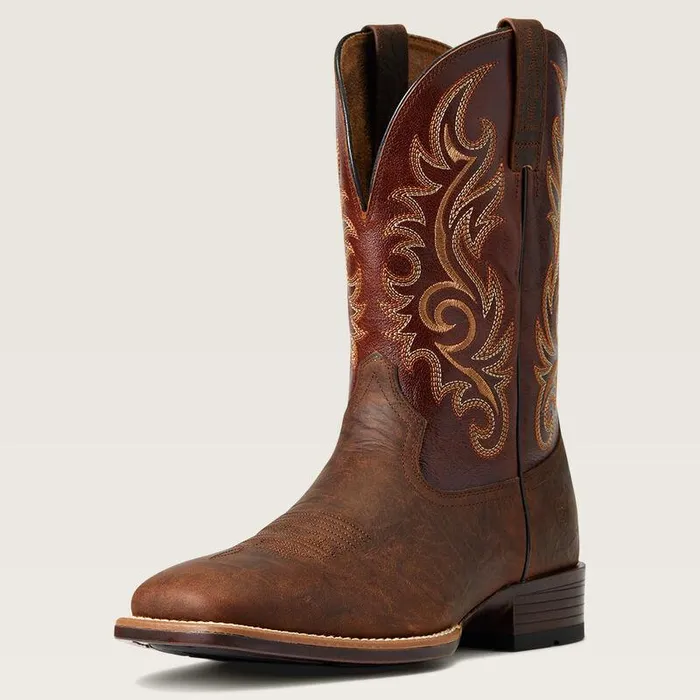 Men Western Boots Ariat Lasco Ultra Western Boot Bar Top Brown