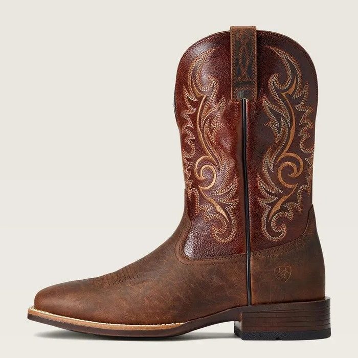 Men Western Boots Ariat Lasco Ultra Western Boot Bar Top Brown