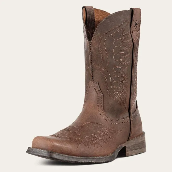 Men Western Boots Ariat Rambler Phoenix Western Boot Distressed Brown