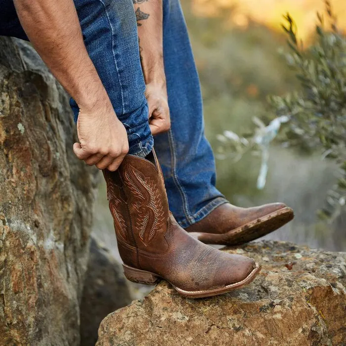 Men Western Boots Ariat Rowder VentTEK 360deg Cowboy Boot Earth