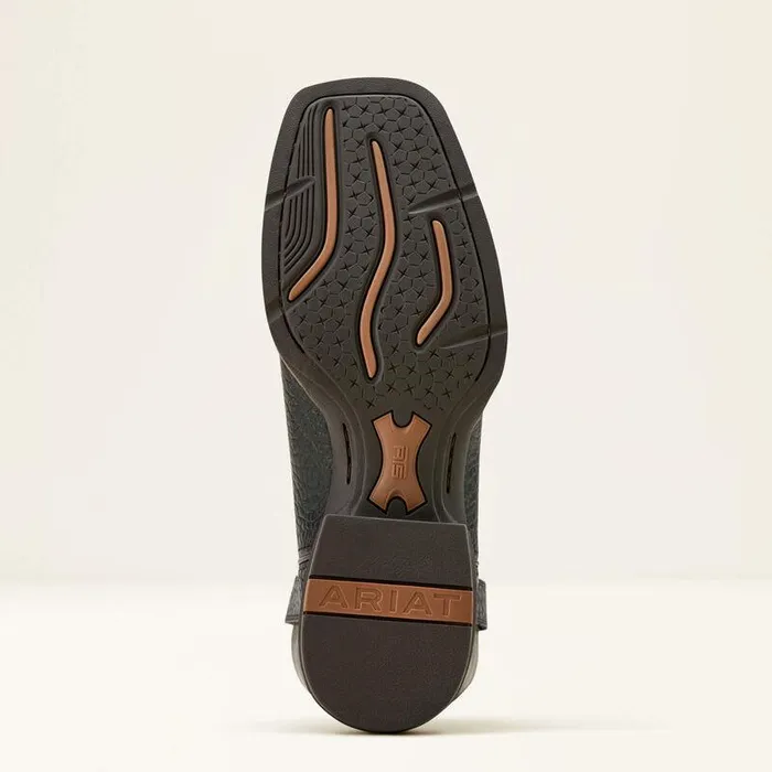 Men Western Boots Ariat Sport Antlers Cowboy Boot Black Adobefour Leaf Clover