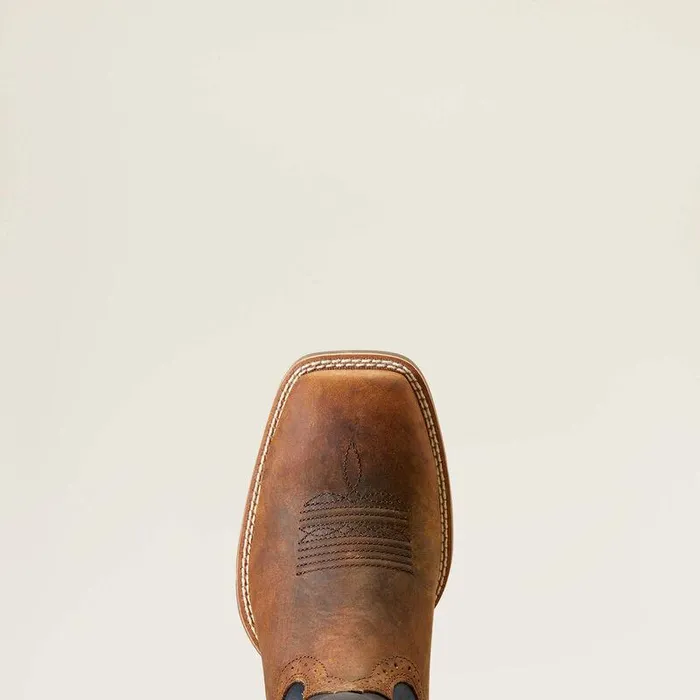 Men Western Boots Ariat Sport Cool VentTEK Cowboy Boot Bar Top Brown
