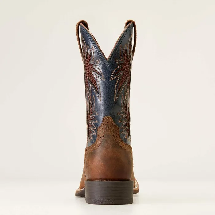 Men Western Boots Ariat Sport Cool VentTEK Cowboy Boot Bar Top Brown
