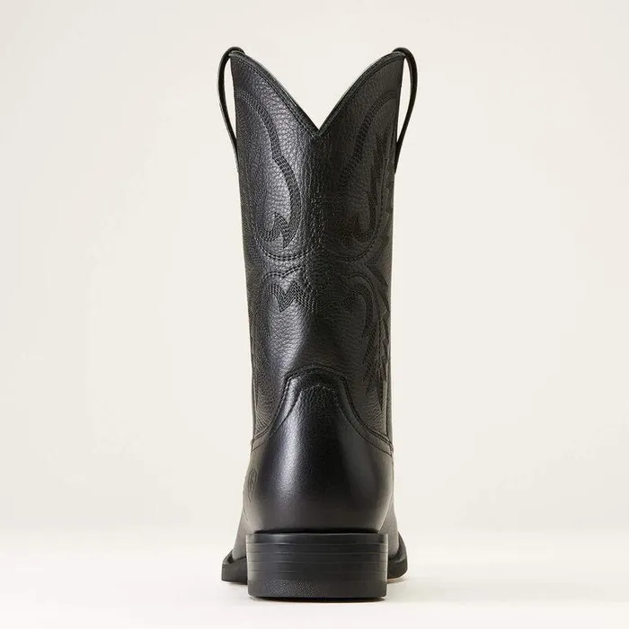 Men Western Boots Ariat Sport Stratten Cowboy Boot Black Deertan Men Western Boots Ariat Sport Stratten Cowboy Boot Black Deertan