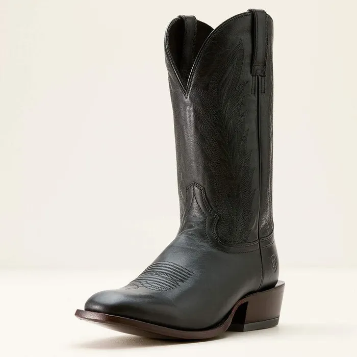 Men Western Boots Ariat Willie Western Boot Midnight Black
