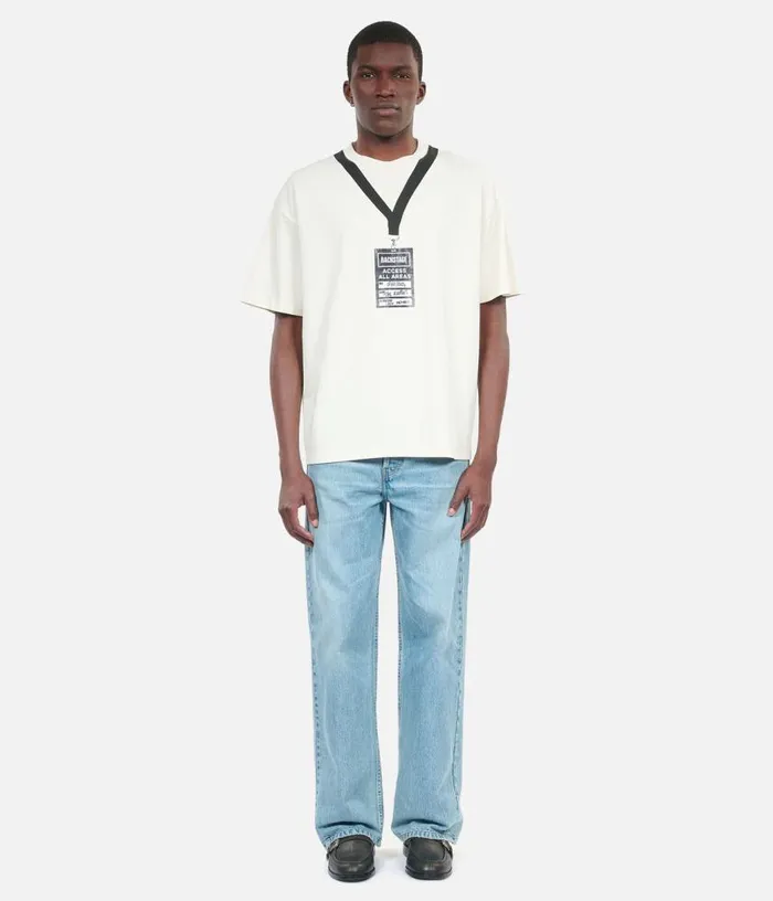 Men White Backstage Serigraphy Tshirt THE KOOPLES Tshirts