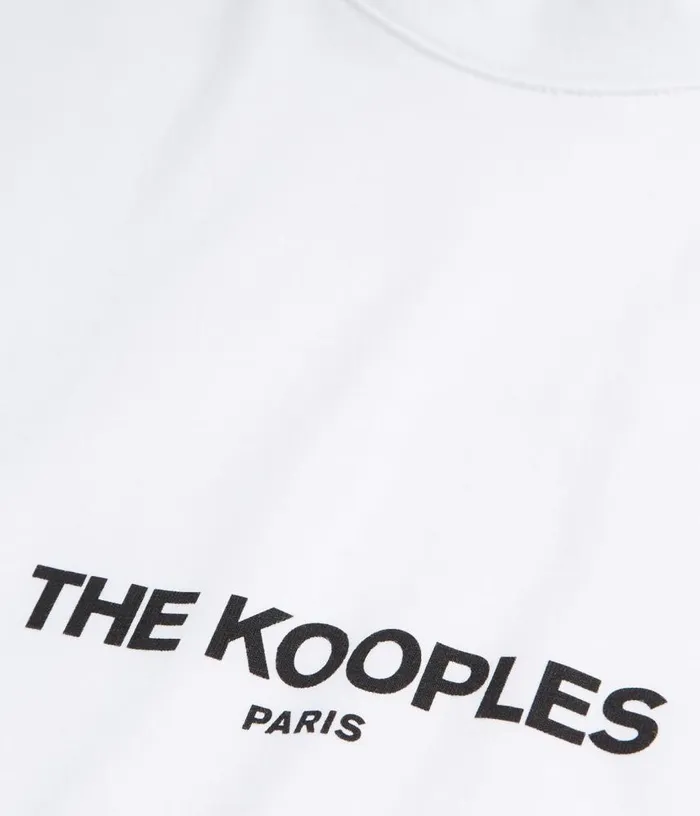 Men White Logo Tshirt THE KOOPLES Knits and Tees