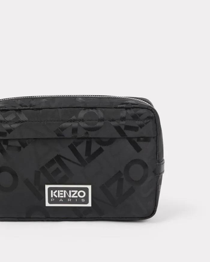 MenWomen 039KENZOGRAM039 Belt Bag Black Kenzo Bags