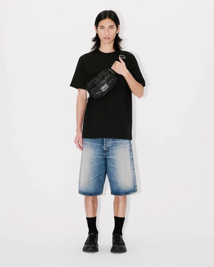 MenWomen 039KENZOGRAM039 Belt Bag Black Kenzo Bags