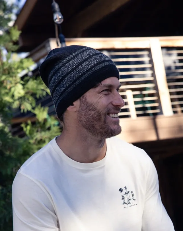 MenWomen Beanies TravisMathew SLOW DRIFT BEANIE Black