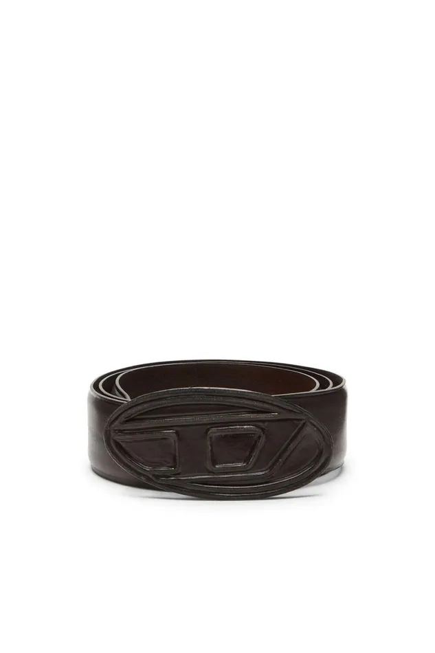 MenWomen Diesel Belts B1DR SCRATCH Dark Brown