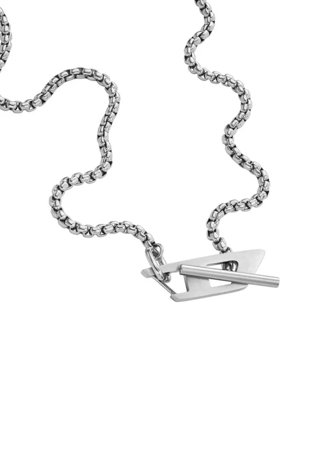 MenWomen Diesel Jewelry DX1477 Silver