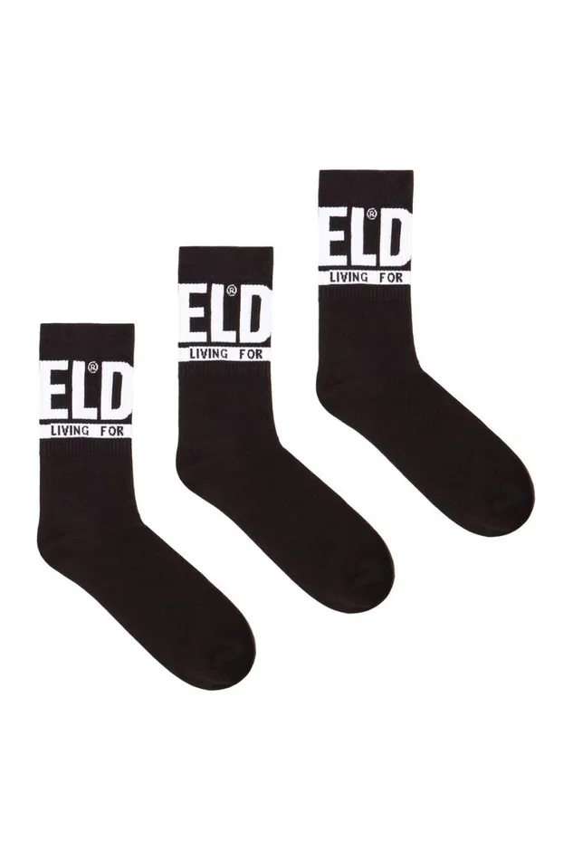 MenWomen Diesel Socks SKMRAYTHREEPACK Black