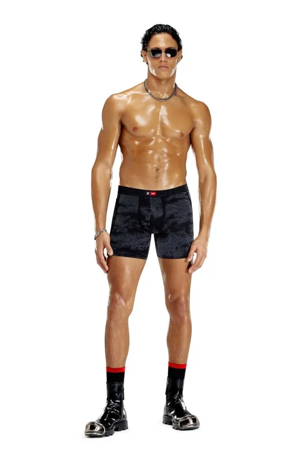 MenWomen Diesel Underwear FLOCKEDBOXERBRIEFS Black MenWomen Diesel Underwear FLOCKEDBOXERBRIEFS Black