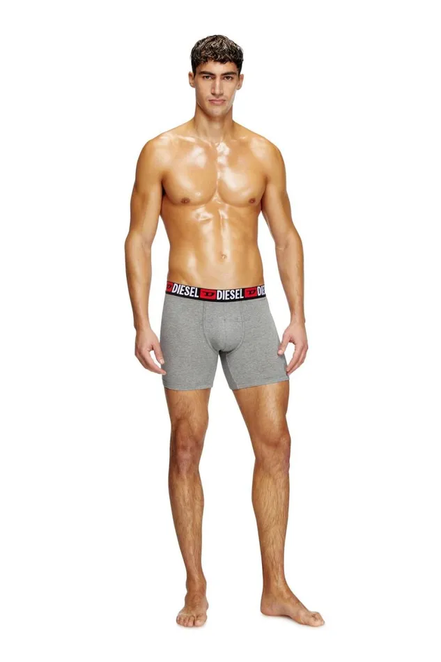 MenWomen Diesel Underwear MAXDCORE3PACK Greyred