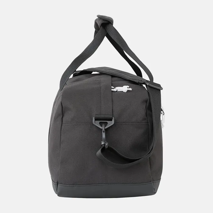 MenWomenKids Athletics Duffle Bag Black With White Print New Balance Bags