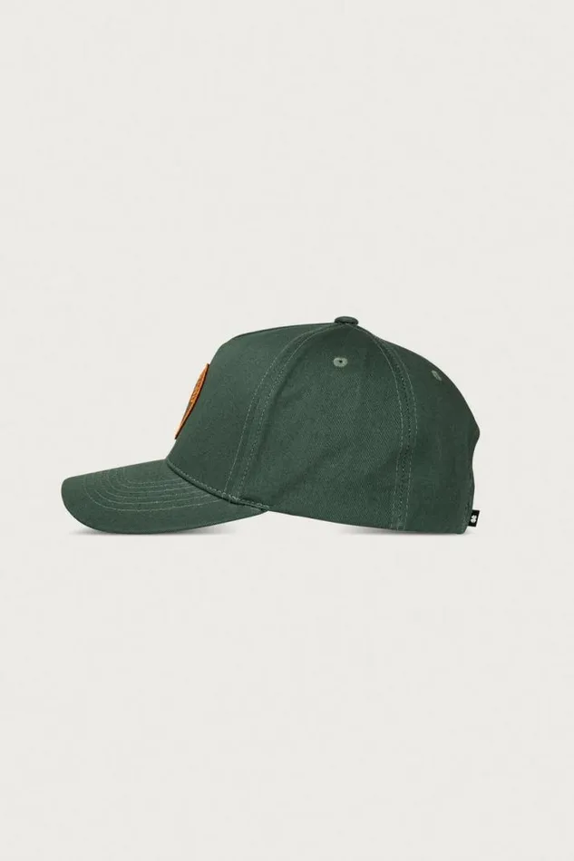 MenWomen Lucky Brand Hats Lucky Mfg Co Patch Hat Open Green