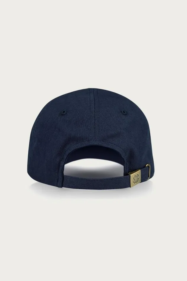 MenWomen Lucky Brand Hats Oval Clover Patch Dad Hat Dark Blue