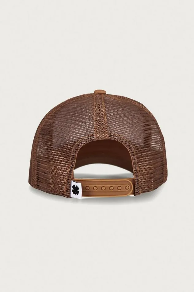 MenWomen Lucky Brand Hats Vintage Trucker Dark Brown