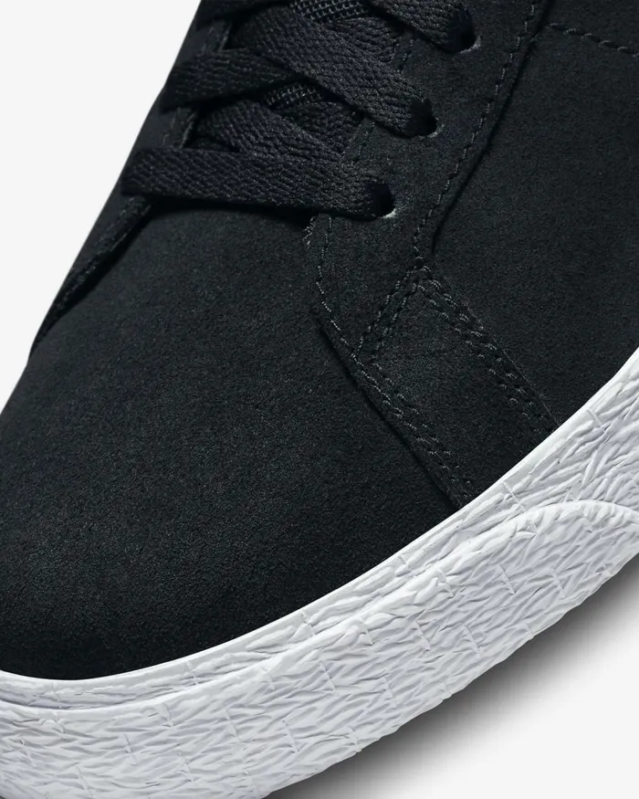 MenWomen Nike Lifestyle SB Zoom Blazer Mid Blackwhitewhitewhite