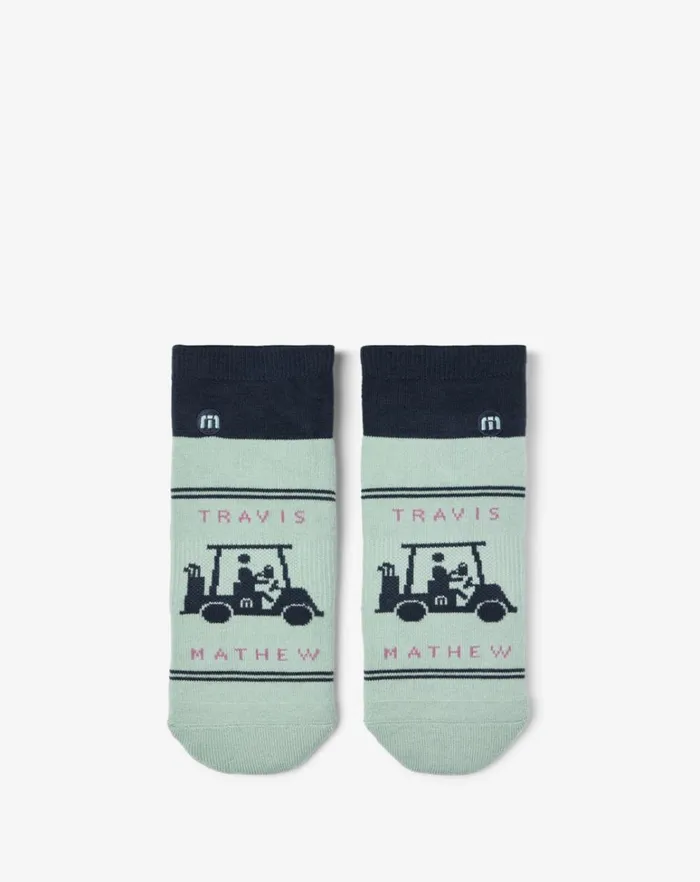MenWomen Socks TravisMathew MAPES ANKLE SOCK Jadeite