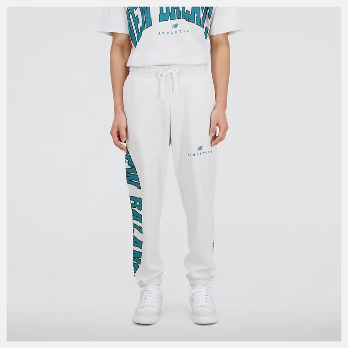 MenWomen Unissentials Warped Classics French Terry Sweatpant Sea Salt Heather New Balance Matching Sets