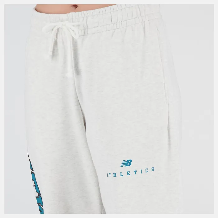 MenWomen Unissentials Warped Classics French Terry Sweatpant Sea Salt Heather New Balance Matching Sets