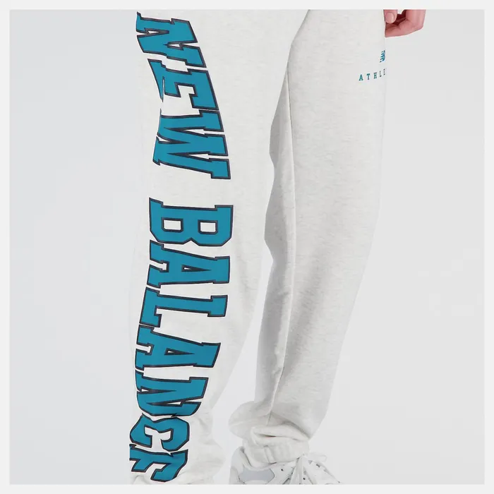 MenWomen Unissentials Warped Classics French Terry Sweatpant Sea Salt Heather New Balance Matching Sets