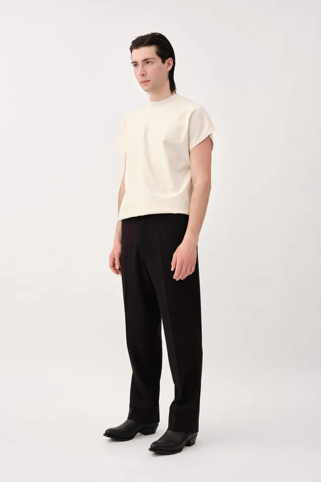 Men Wonhundred Ledger Pants Black Trousers