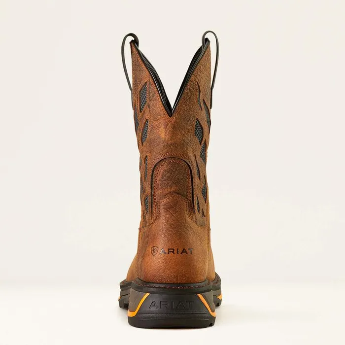 Men Work Boots Ariat Big Rig Tread VentTEK Composite Toe Work Boot Earthgraphite