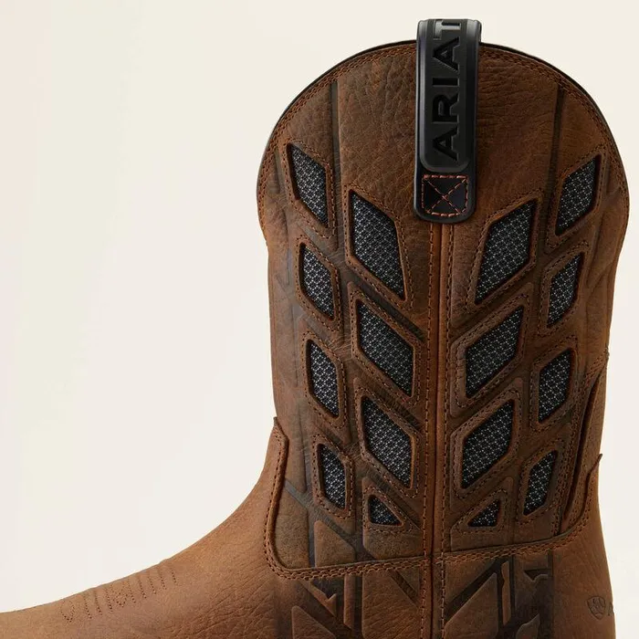 Men Work Boots Ariat Big Rig Tread VentTEK Composite Toe Work Boot Earthgraphite