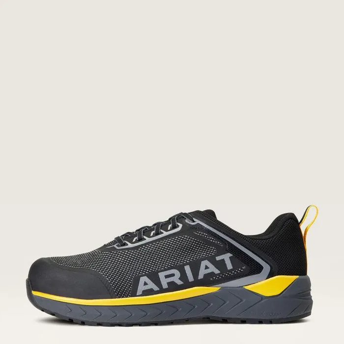 Men Work Boots Ariat Outpacetrade SD Composite Toe Safety Shoe Charcoal