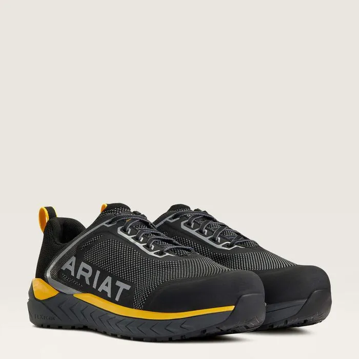 Men Work Boots Ariat Outpacetrade SD Composite Toe Safety Shoe Charcoal
