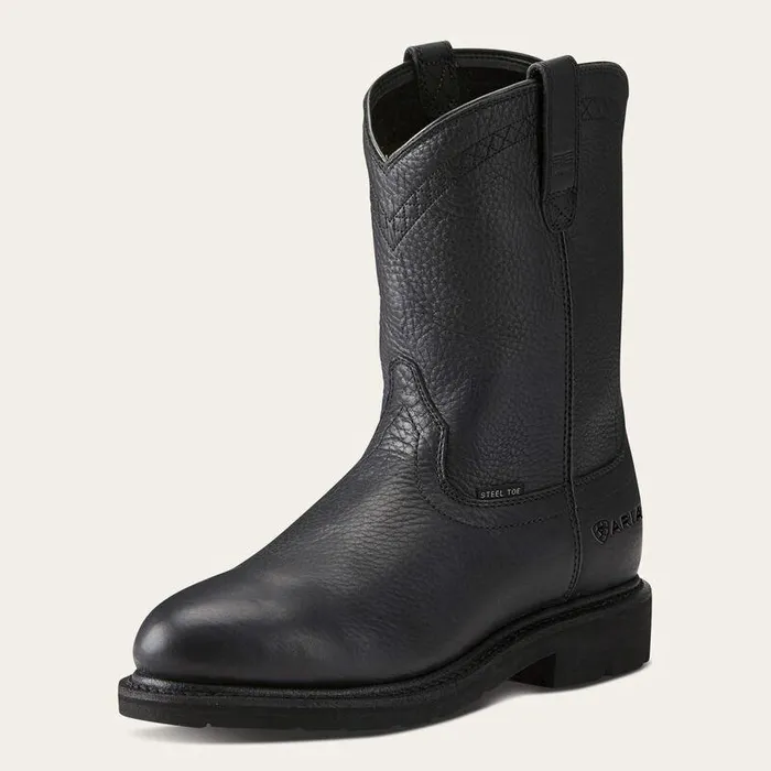 Men Work Boots Ariat Sierra Steel Toe Work Boot Black