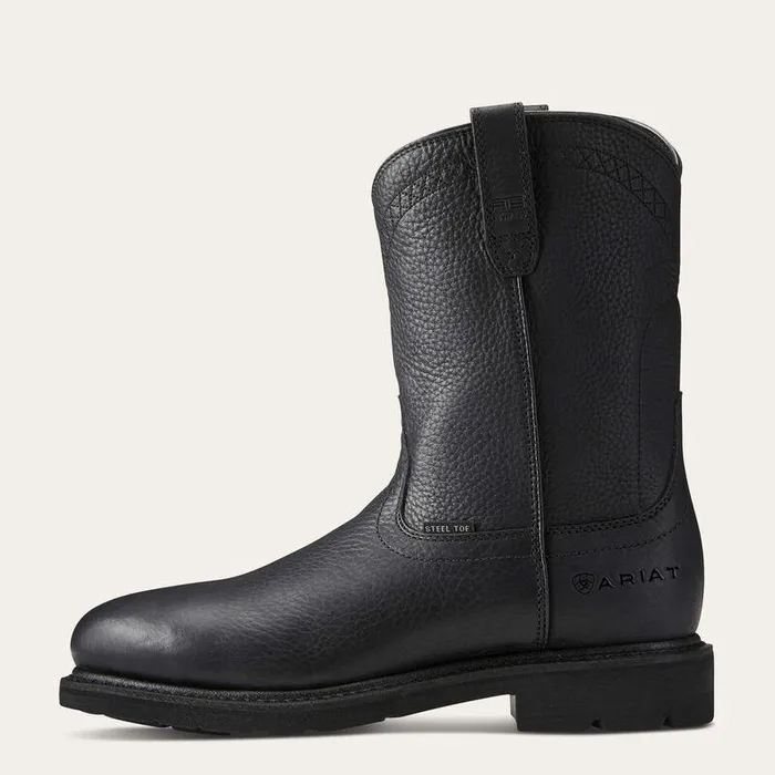 Men Work Boots Ariat Sierra Steel Toe Work Boot Black Men Work Boots Ariat Sierra Steel Toe Work Boot Black
