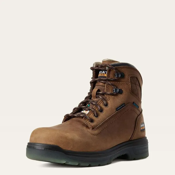 Men Work Boots Ariat Turbo 6quot H2O CSA Carbon Toe Work Boot Aged Bark