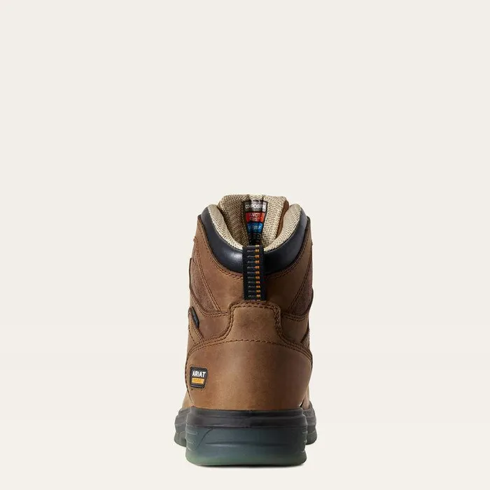 Men Work Boots Ariat Turbo 6quot H2O CSA Carbon Toe Work Boot Aged Bark Men Work Boots Ariat Turbo 6quot H2O CSA Carbon Toe Work Boot Aged Bark