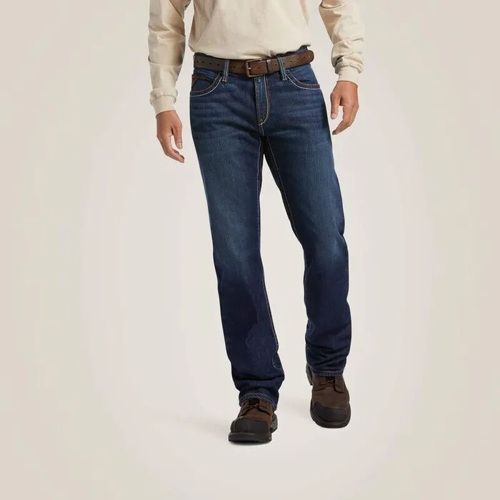 Men Workwear Ariat FR M4 Relaxed DuraStretch Stillwell Boot Cut Jean Calder