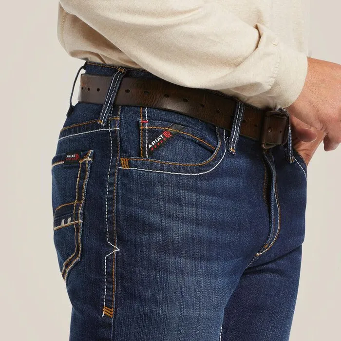 Men Workwear Ariat FR M4 Relaxed DuraStretch Stillwell Boot Cut Jean Calder
