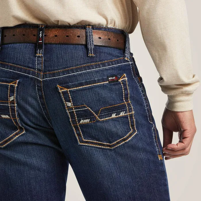 Men Workwear Ariat FR M4 Relaxed DuraStretch Stillwell Boot Cut Jean Calder