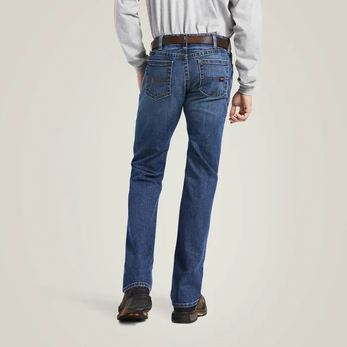 Men Workwear Ariat FR M7 Slim DuraStretch Basic Straight Leg Jean Flint