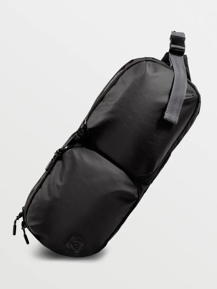 Mens Bags and Backpacks Volcom Venture Sling Pack 8211 Black