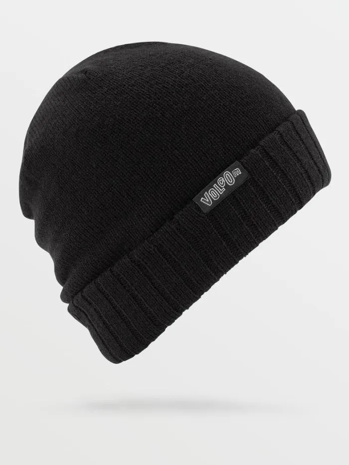 Mens Hats and Beanies Volcom Ribbington Beanie 8211 Black