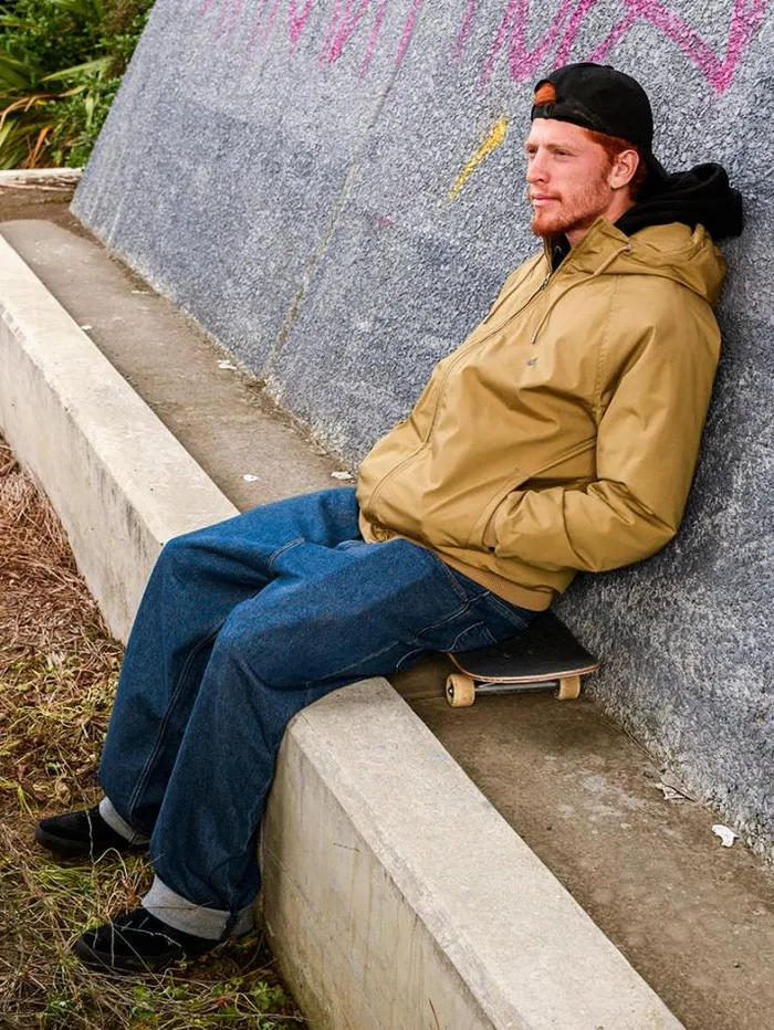 Mens Jackets Volcom Hernan 5K Jacket 8211 Tobacco